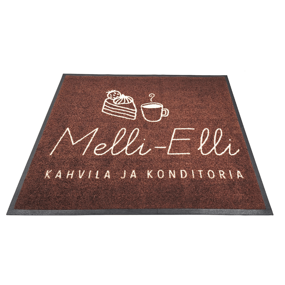 Logomatto yrityksen logolla